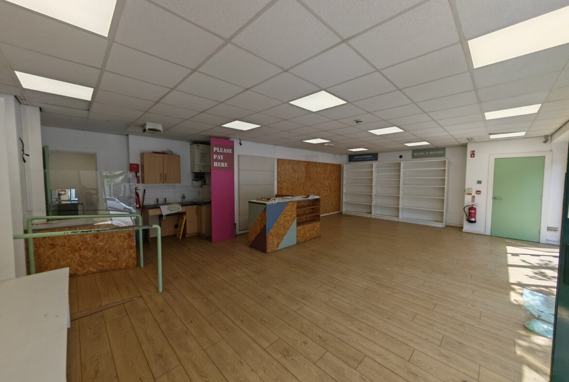 79b,c, d Springfield Road, Belfast BT12 7AE. 1200 sq ft beside the popular Blackstaff Mill where lots of food, artist, music, supermarket.