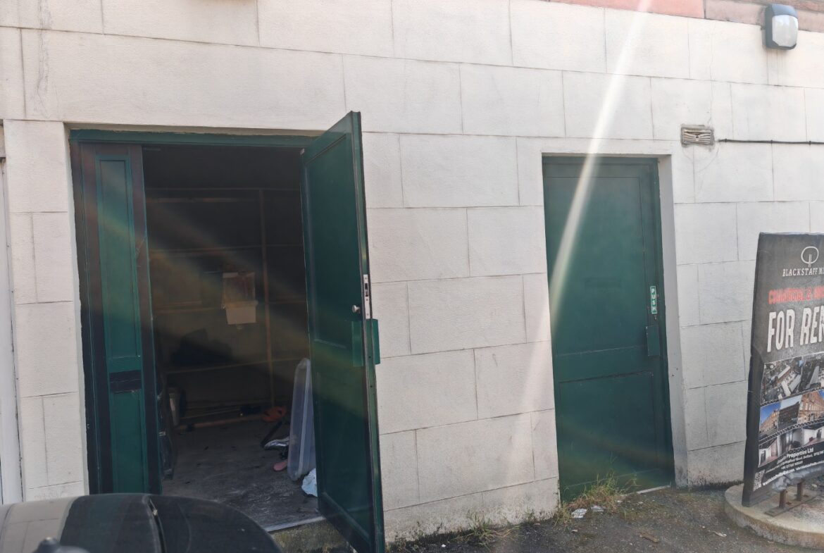 79b,c, d Springfield Road, Belfast BT12 7AE. 1200 sq ft beside the popular Blackstaff Mill where lots of food, artist, music, supermarket.