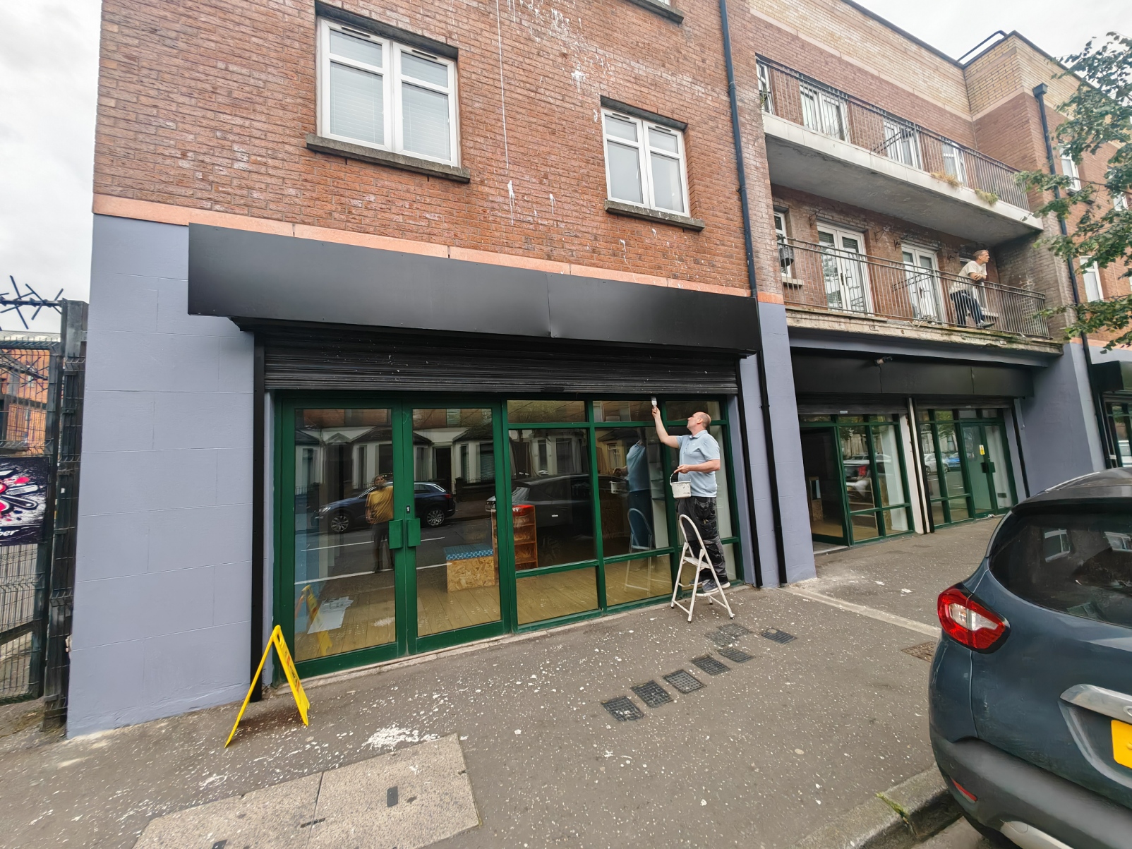 IMG_20260629_142818 79b,c, d Springfield Road, Belfast BT12 7AE. 1200 sq ft beside the popular Blackstaff Mill where lots of food, artist, music, supermarket.