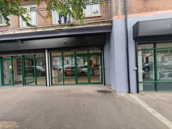 79b,c, d Springfield Road, Belfast BT12 7AE. 1200 sq ft beside the popular Blackstaff Mill where lots of food, artist, music, supermarket.